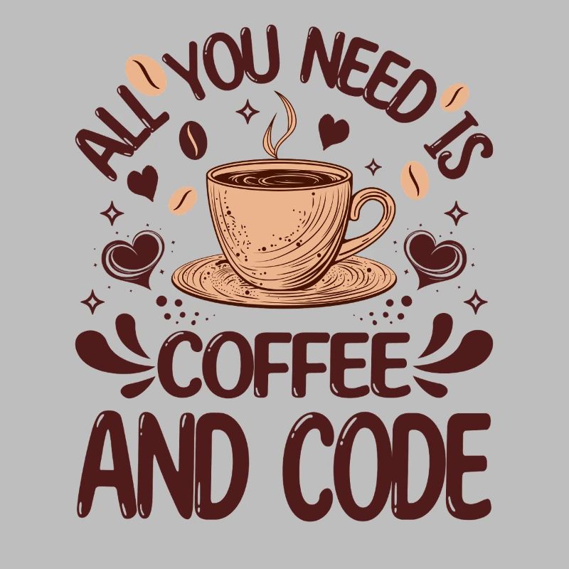 Alles, was Sie brauchen, ist Kaffee und Code Lustiger Programmierer