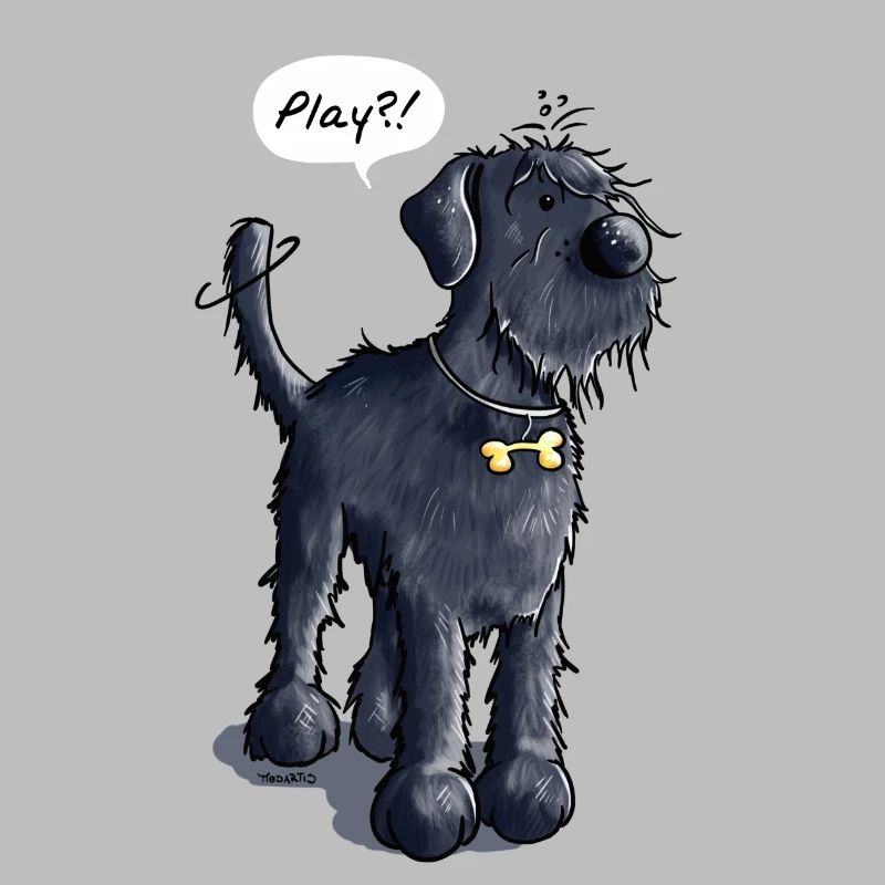 Schnauzer Géant Play - Chien - Chiens - Cadeau