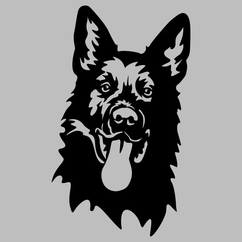 German Shepherd Head