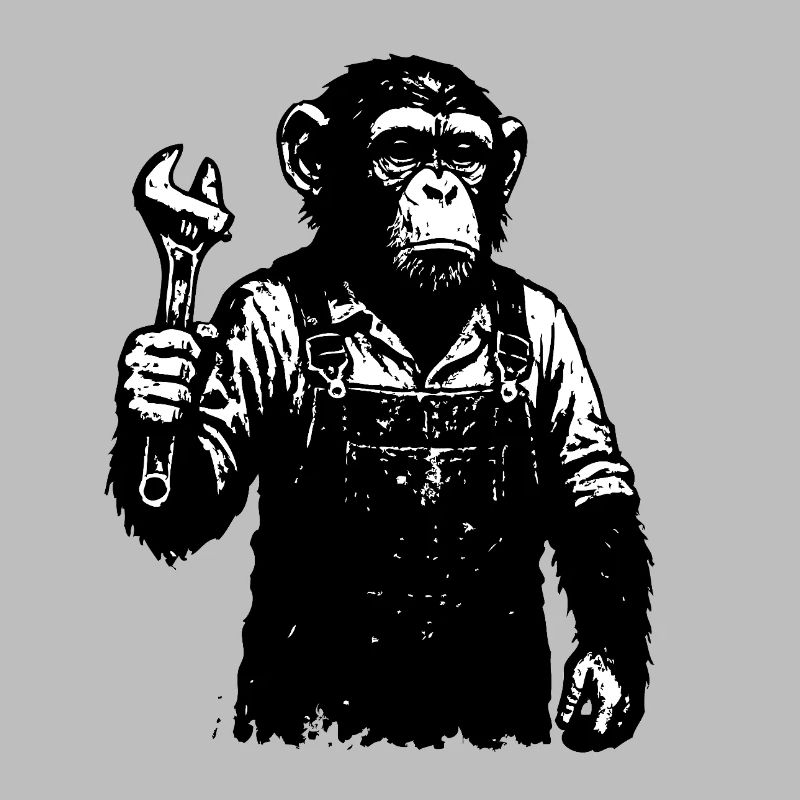 Labour Day Monkey Worker