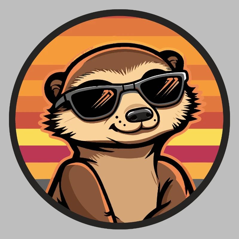 Erdmännchen Cool Comic