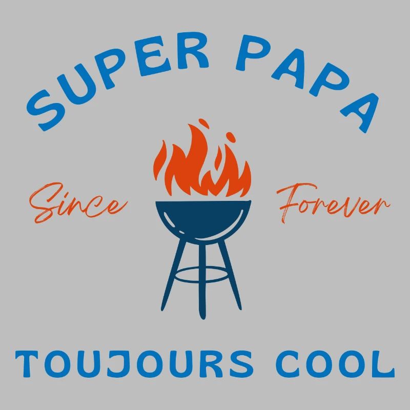 Super Dad Always Cool - Dad Gift Idea
