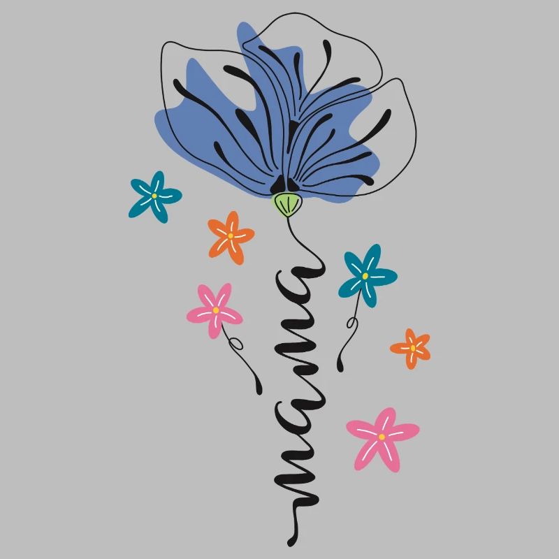 Maman – Conception 🌸💙 de fleurs