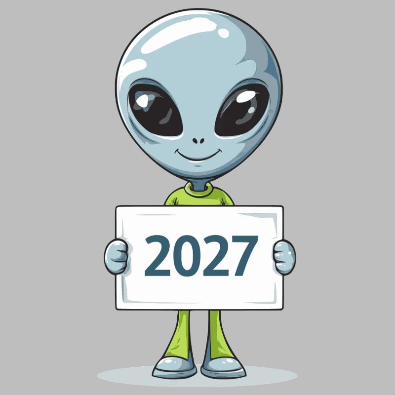 Petit extraterrestre bleu