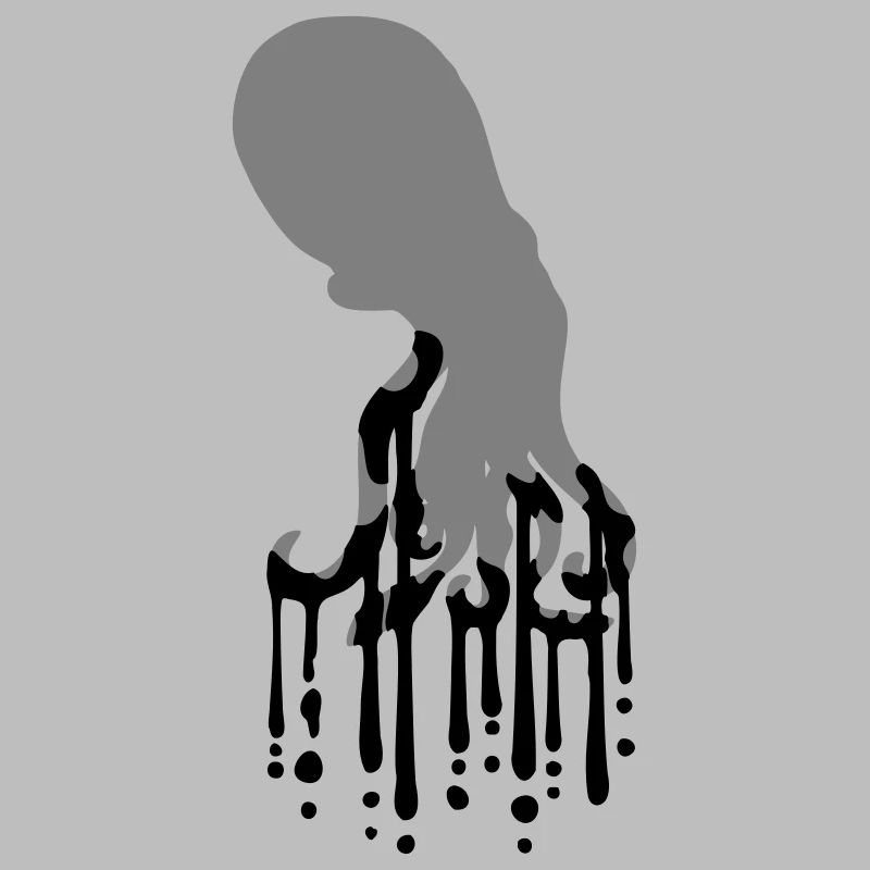 Tentacle Octopus Ink Drop Graffiti Spray Cool
