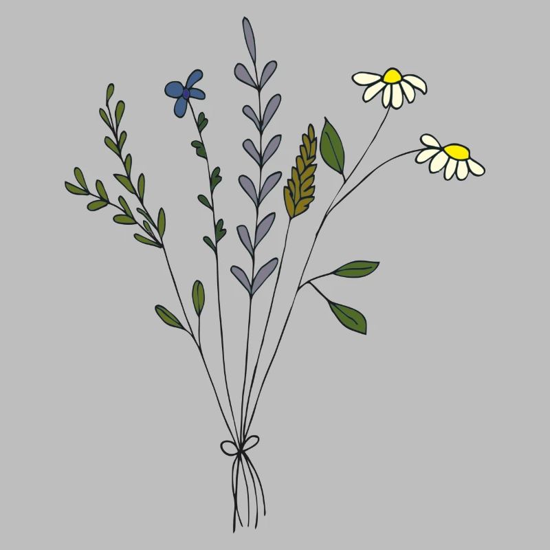 bouquet de prairies fleuries