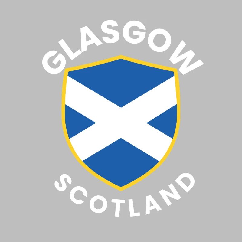 Glasgow shield saltire design