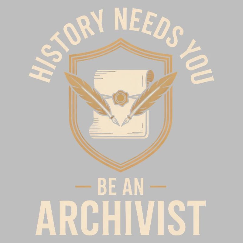 Archivist Crest with Quill Badge