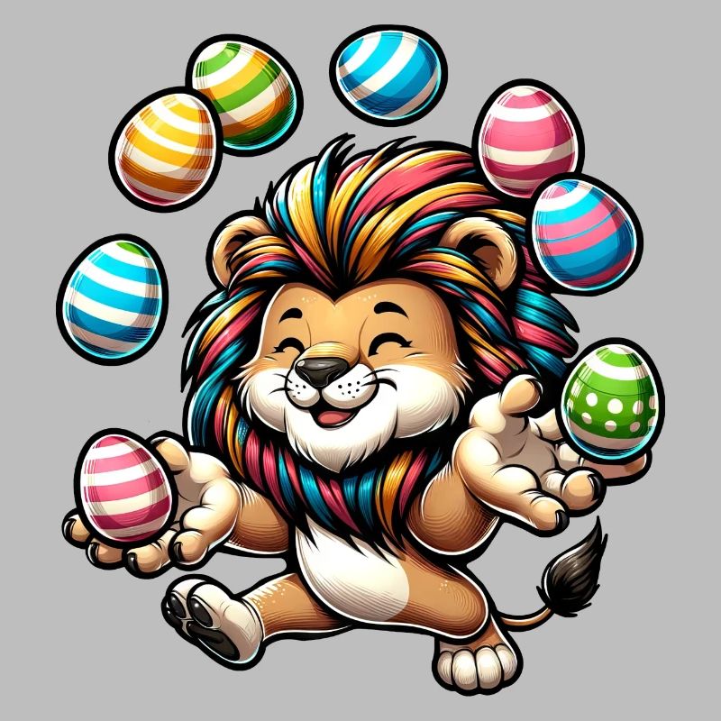 Easter Lion & Rat Jugglers