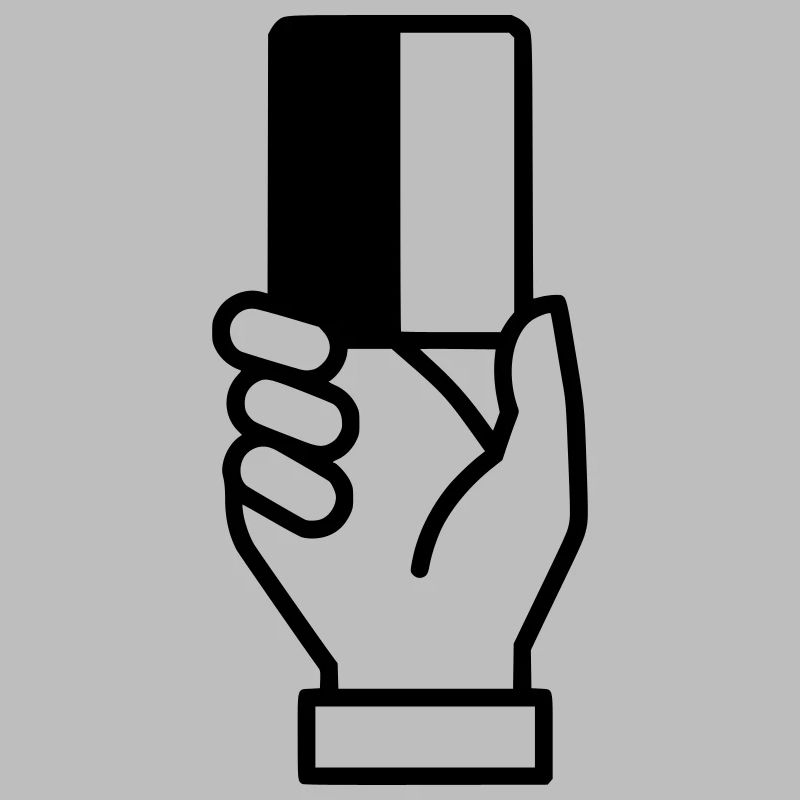 Referee Card Sending-Off Vector