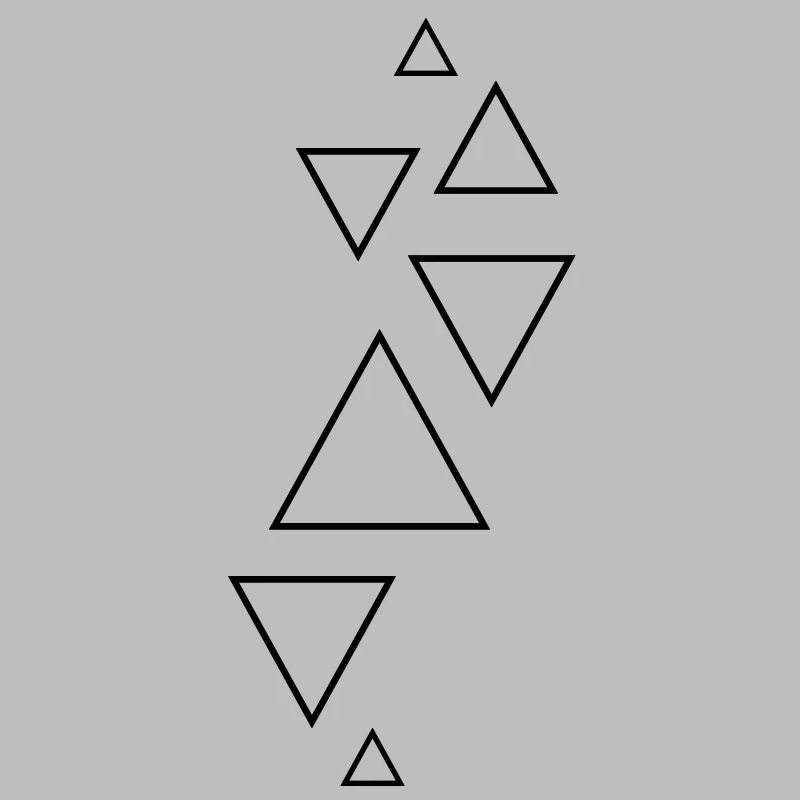 forms hipster triangles
