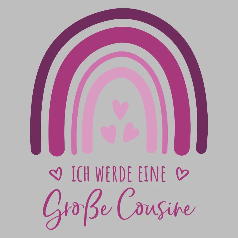 Ich werde eine große Cousine Boho Regenbogen