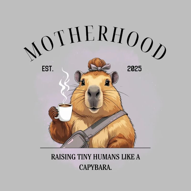 Maternité 2025 Élever un petit humain comme un capybara