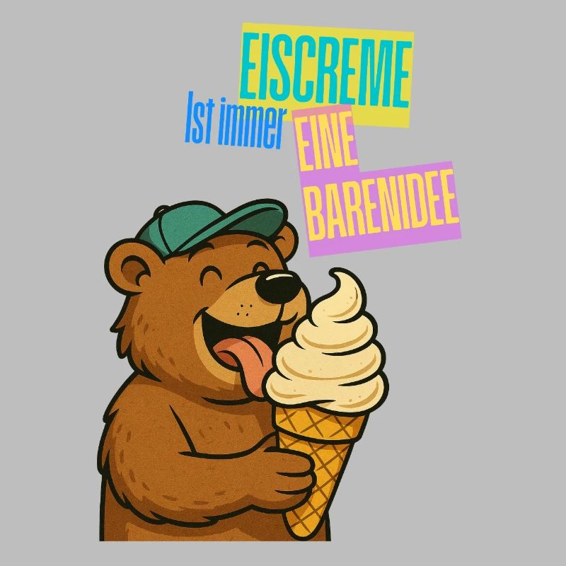 Bär Eiscreme Comic