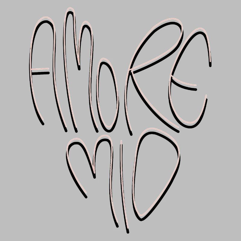Lettrage Amore Mio