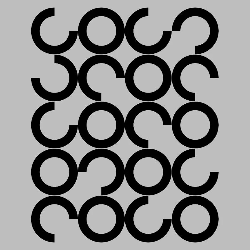 Motif de cercles géométriques