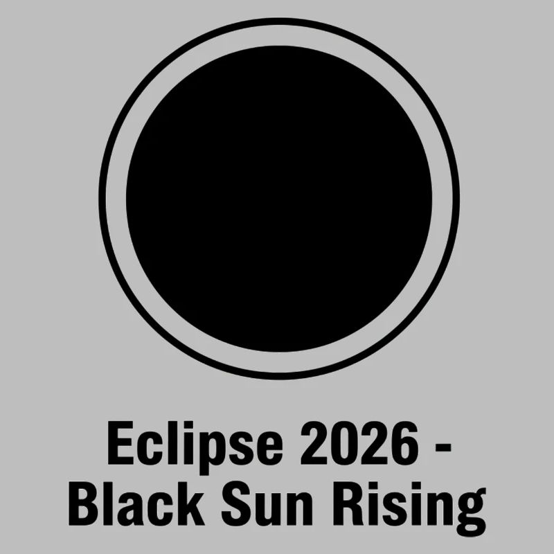 Eclipse 2026 Black Sun Rising