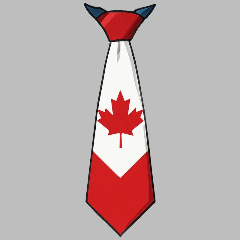 Cravate Canada – Drapeau