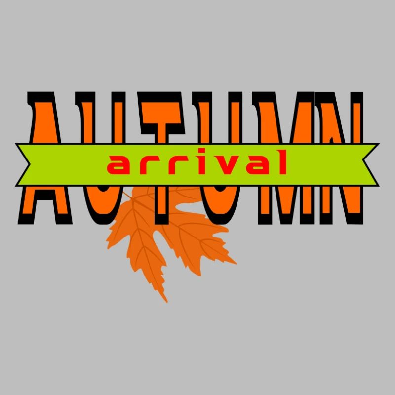 Autumn Leaf Arrival Graphic Design