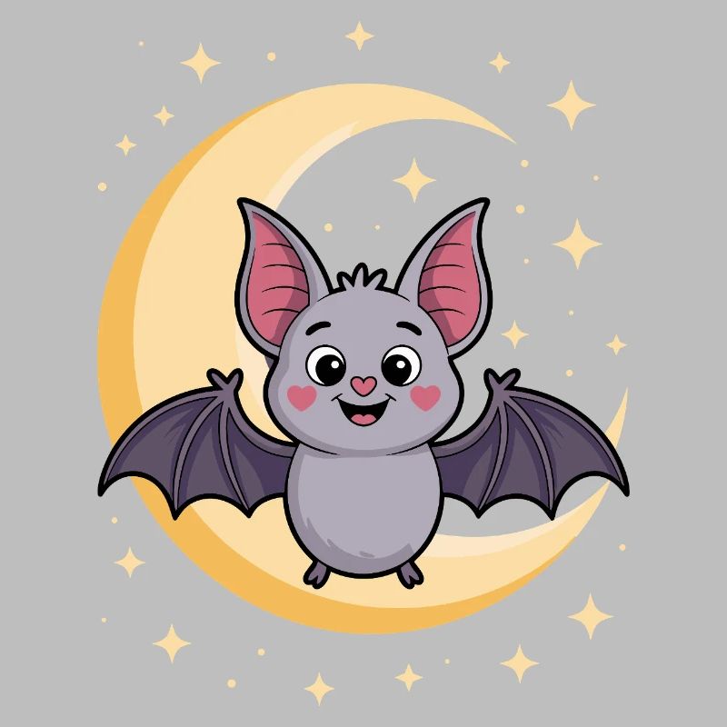 Nocturnal Bat Cat Design