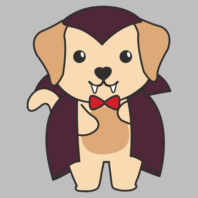 Labrador Joyeux Halloween Mignon Costume de Vampire