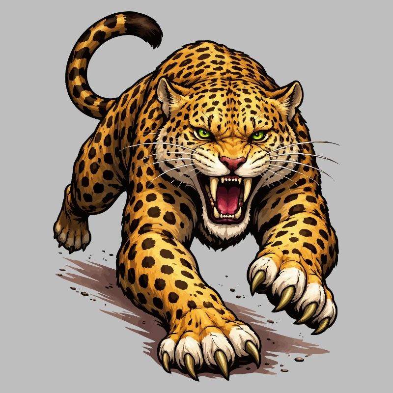 Leopard Animal Comic