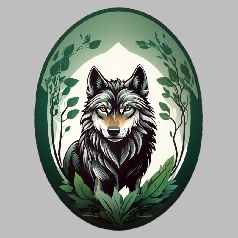 Forest dweller wolf