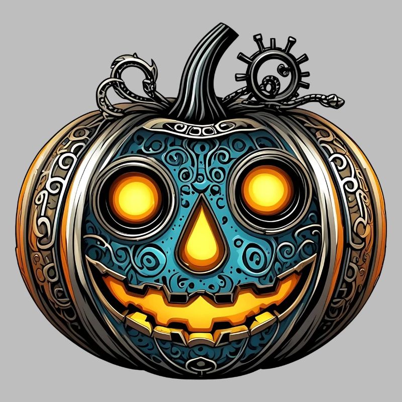 Steampunk pumpkin