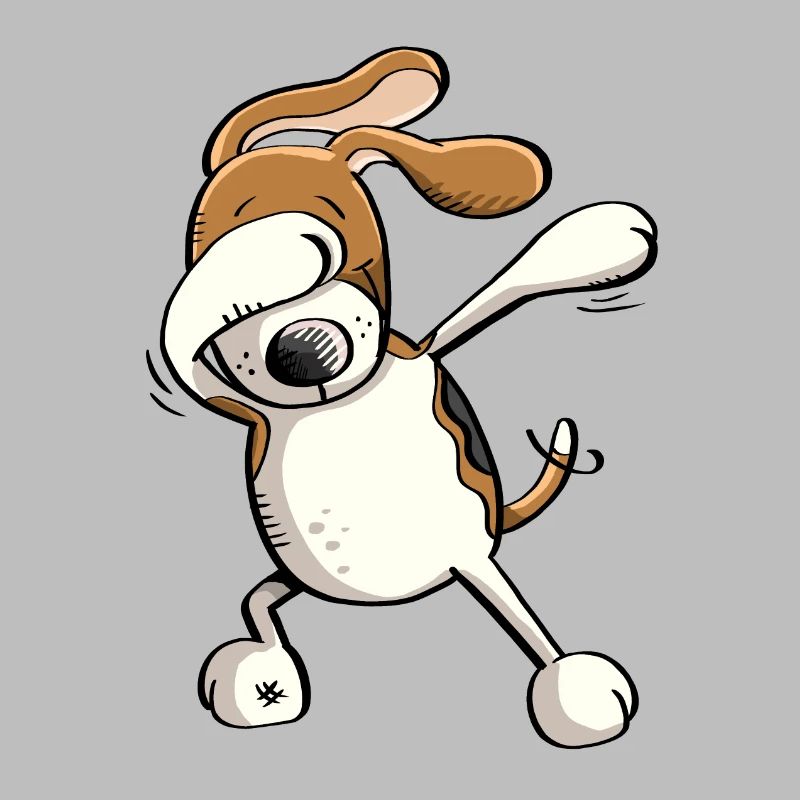 Funny Dab Dance Beagle - Hund - Comic - Geschenk