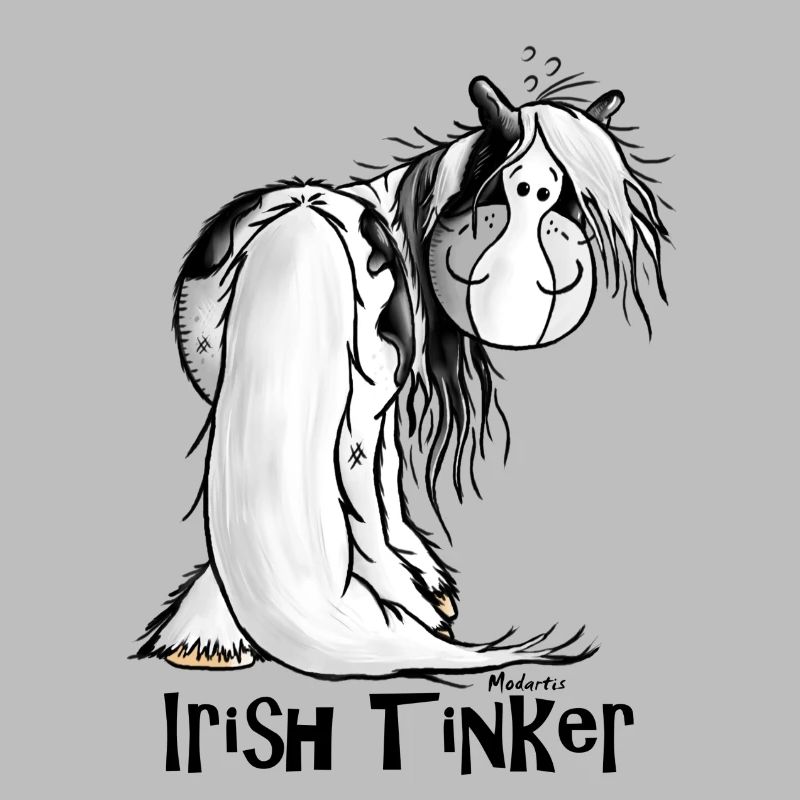 Cute Irish Tinker Horse - Pinto