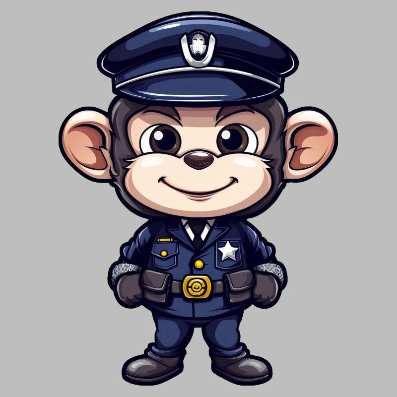 Polizei Äffchen