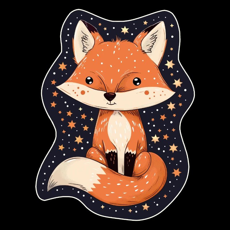 Fuchs mit Sternen