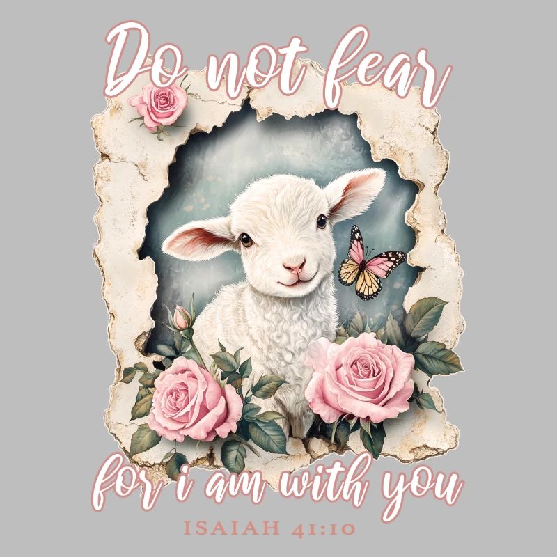 Lamb with Bible Verse