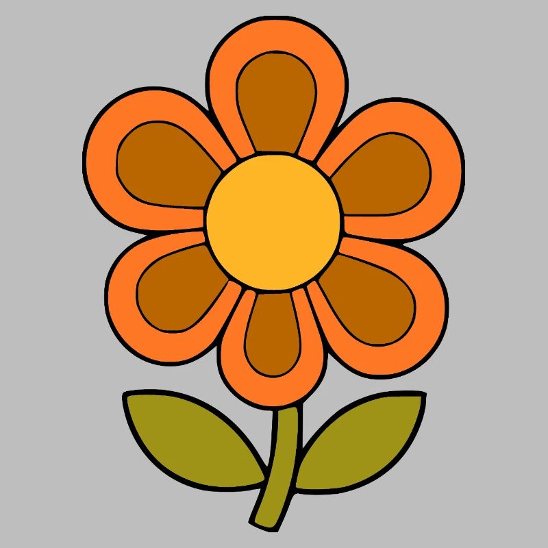 70s flower pattern retro flowerpower