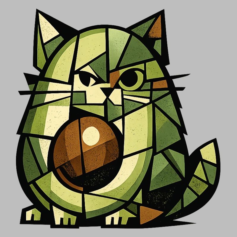 Version cubisme AvoCat