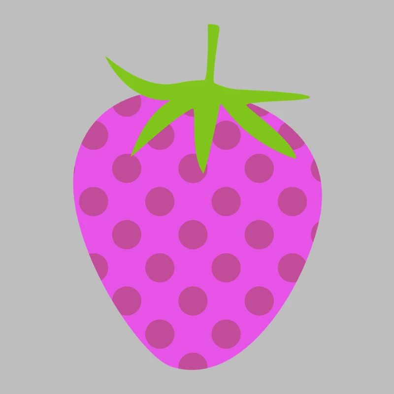 Erdbeere Dots Punkte Frucht pink Punkte Muster 