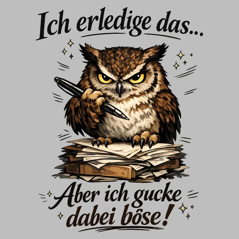 Ich mach das aber ich gucke dabei böse Eule