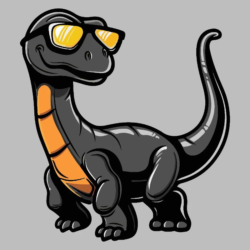 Dinosaurier brontosaurus Cool Comic