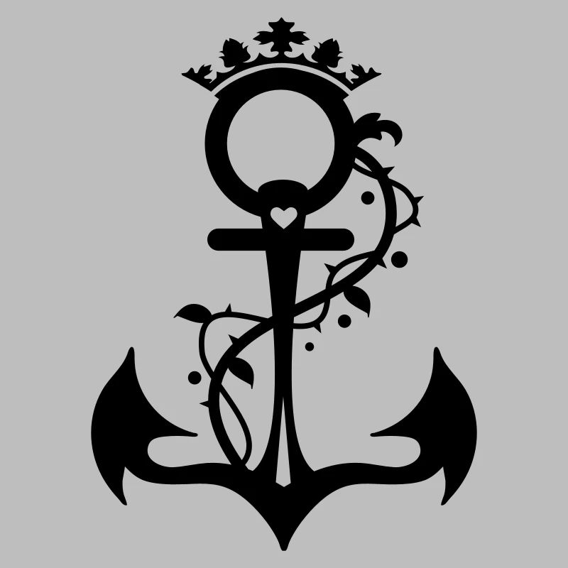 Der stilisierte Anker - Glaube Liebe Hoffnung