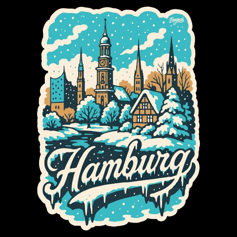 Hamburg Winterlandschaft