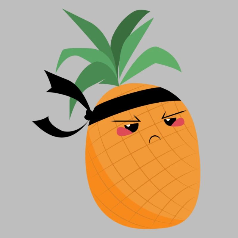 Ninja Pineapple - Fruity Warrior