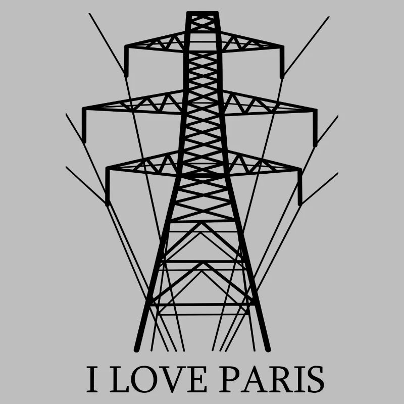 Ironic I love Paris Eiffel Tower as a power pole
