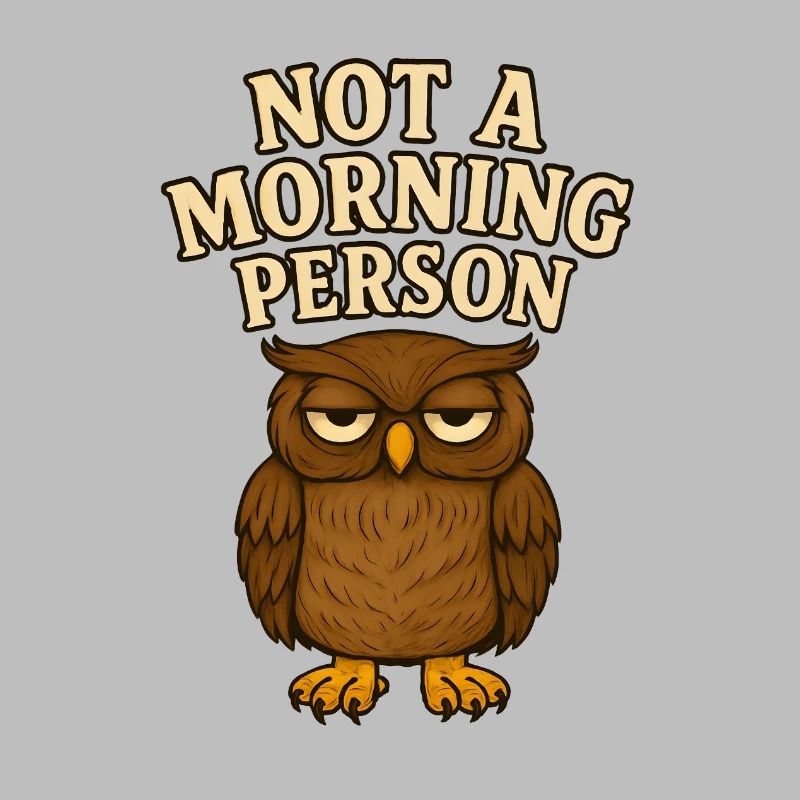 Morgenmuffel Eule