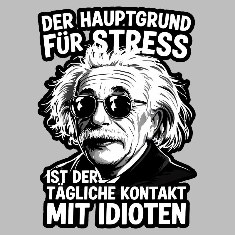 Einstein Quote Stress Idiot Saying