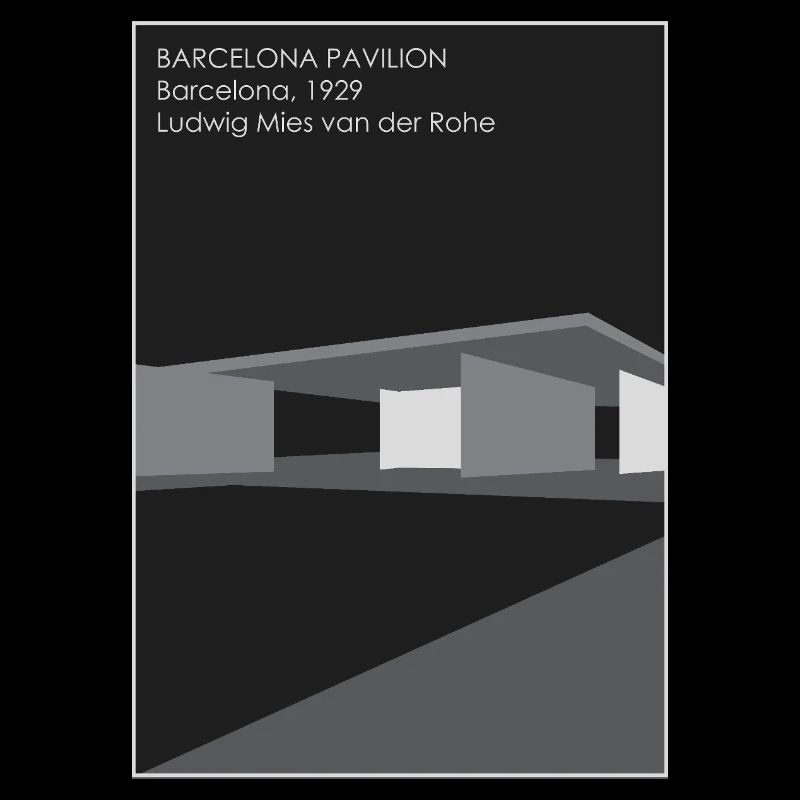 Architecture moderne : Pavillon de Barcelone