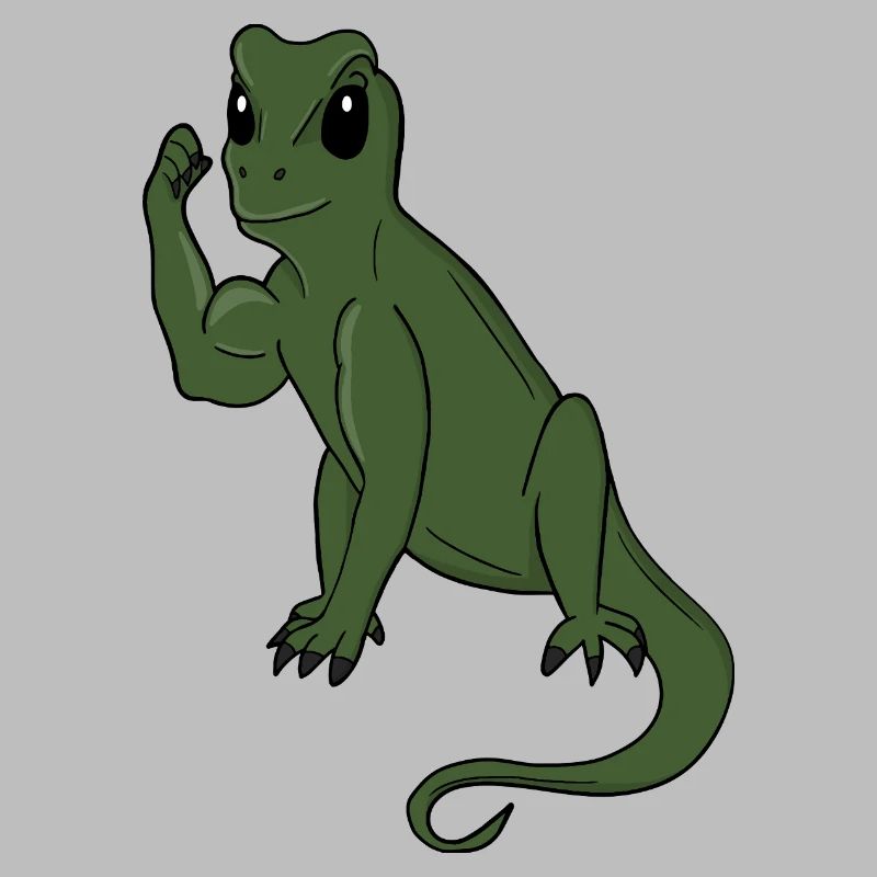 Lézard vert Flex