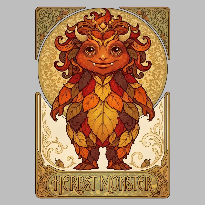 Monstres de feuillage d’automne