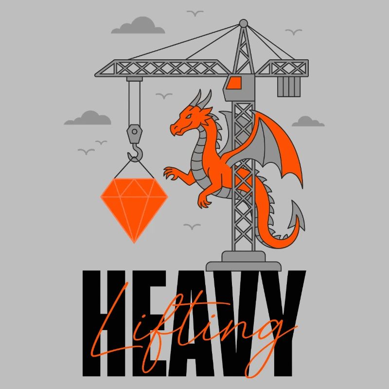 Heavy Lifting Drache Kran