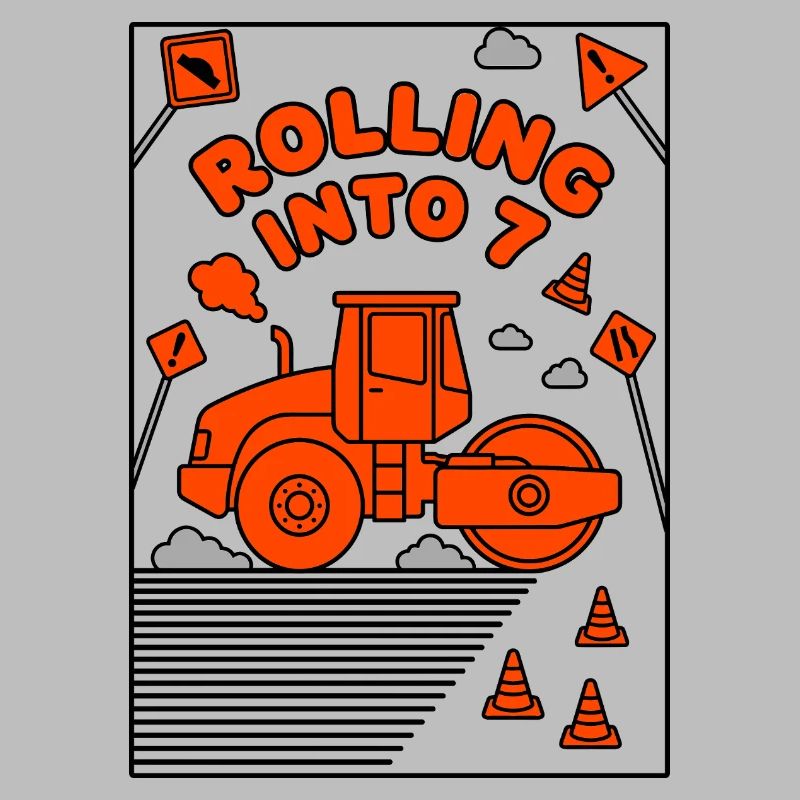 Rolling Into 7 Dampfwalze