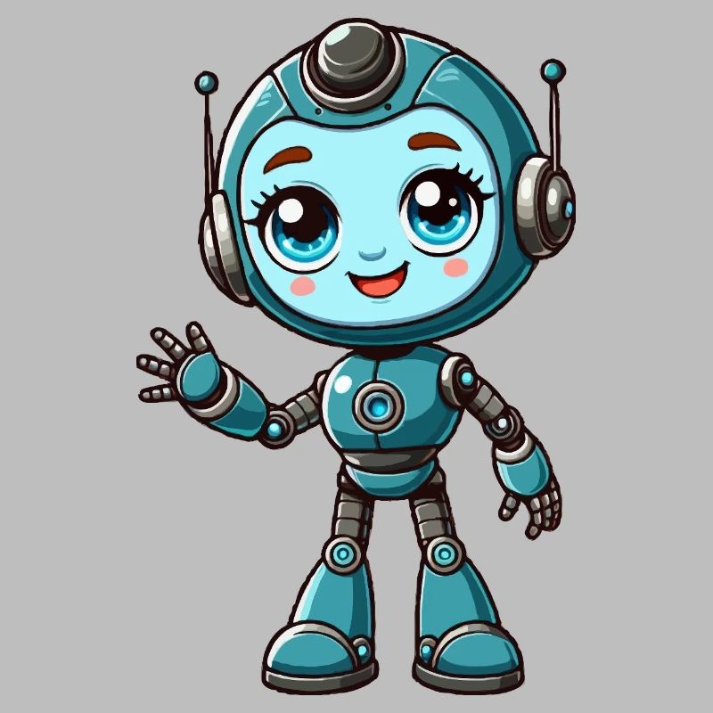 Roboter-Mädchen